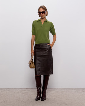 Max Mara Weekend Green polo ALBERO WKDALBERO