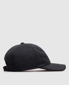 Canali Gray wool cap YA00122H146