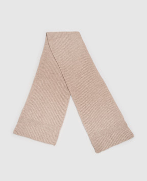 Allude Beige cashmere scarf 26511247