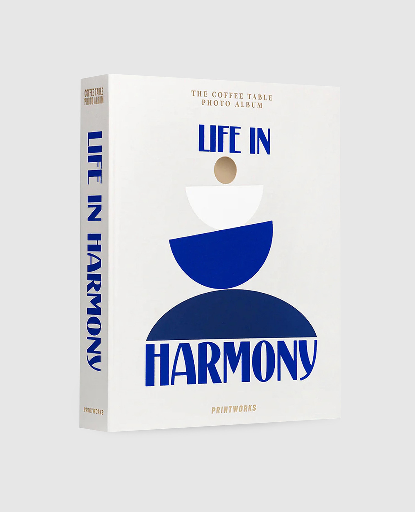 

LIFE in HARMONY photo album Printworks, White