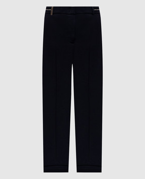 Peserico Blue pants with wool P0478602660