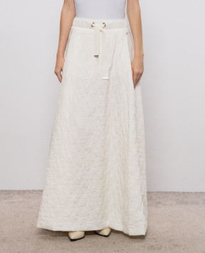 Herno Ivory maxi skirt GN000129D12456Z