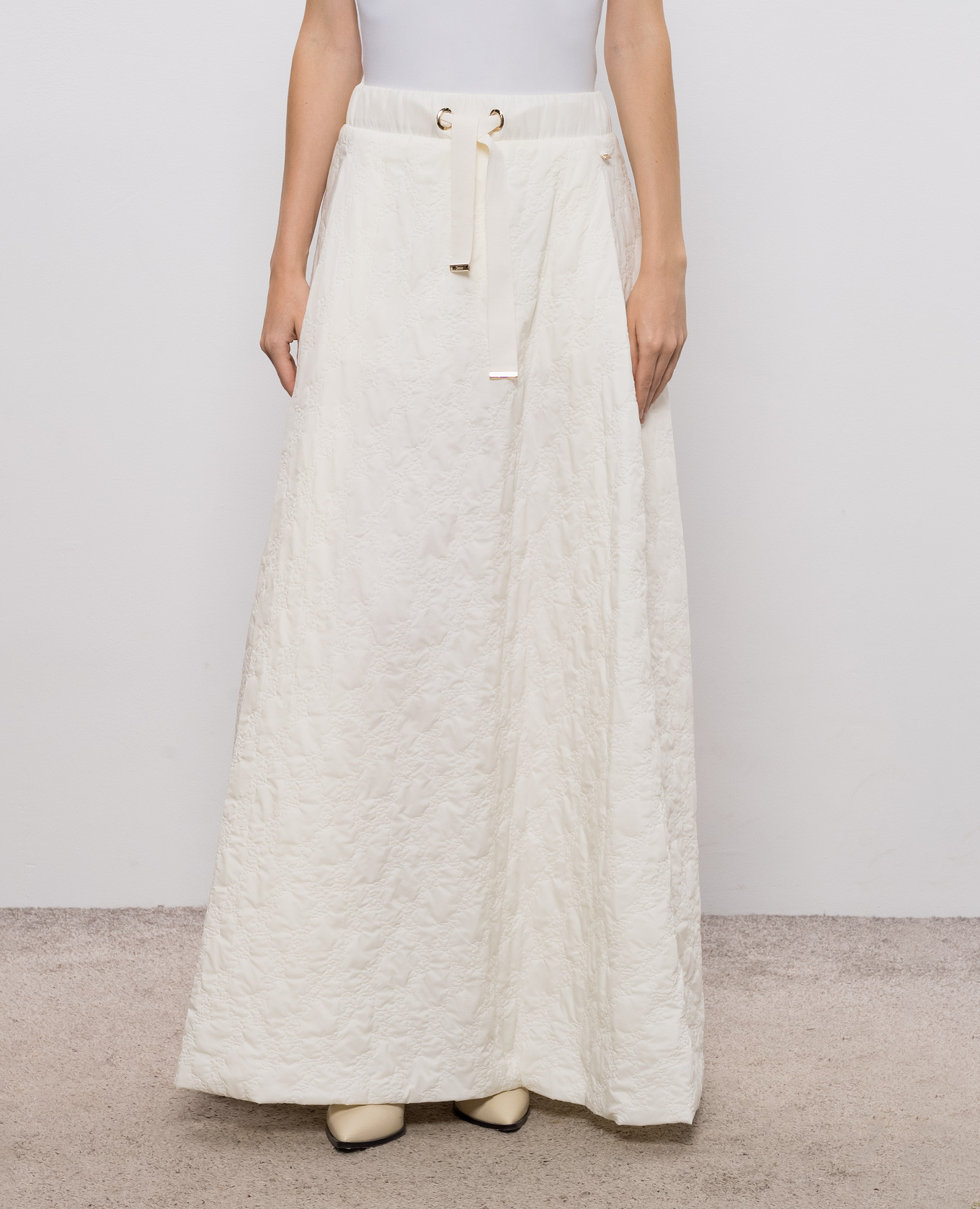 Ivory maxi skirt Herno 3