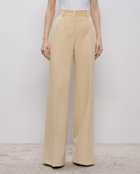 Ermanno Scervino Beige wool pants D476P718KGK