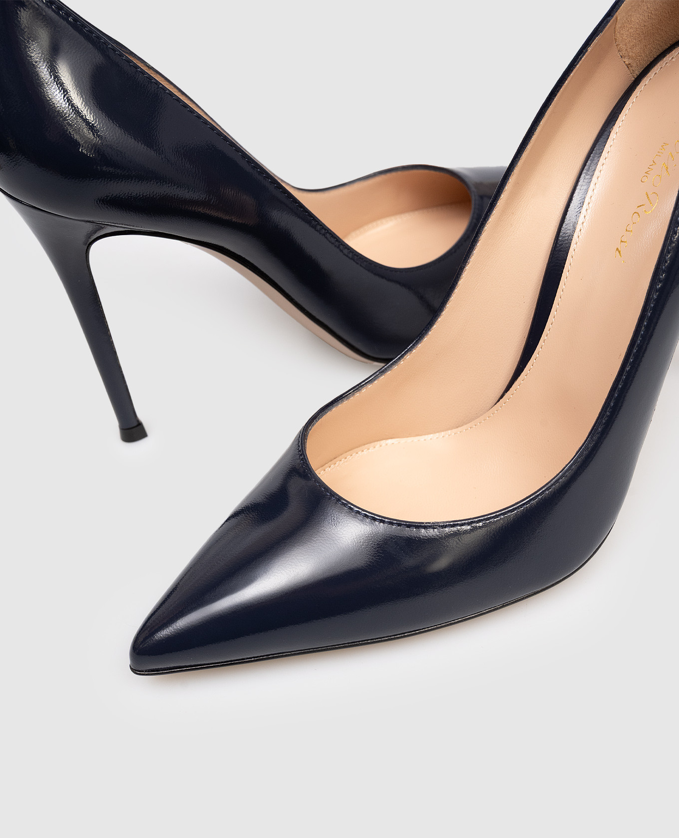 Blue patent leather shoes GIANVITO Gianvito Rossi 5