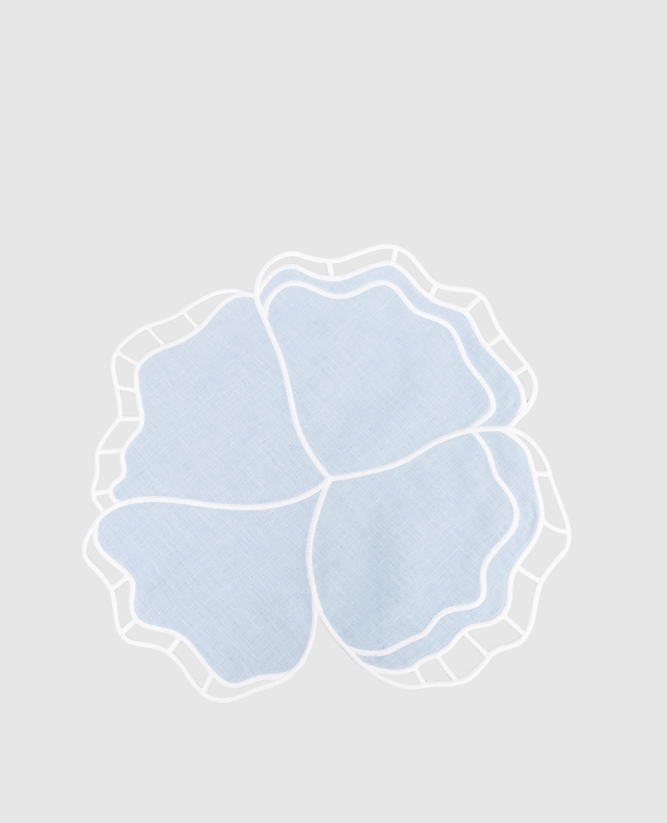 

Eclipse Blue Linen Placemat Truffle Bee, Light blue