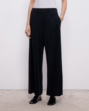Intoca Blue silk pants 232SIMSTRP
