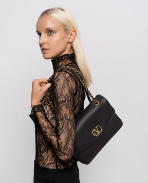 Valentino Djuna black leather bag 8W0B0T57AIR
