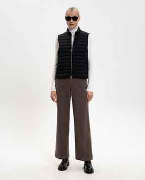 MooRER OPRAH black down vest OPRAHS3