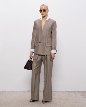 Victoria Beckham Brown wool jacket 1226WJK007214A