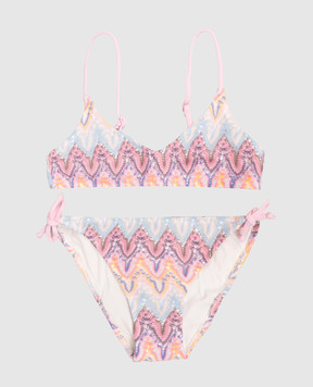 MC2 SAINT BARTH Children's swimsuit Paloma with pattern PALO00203236L