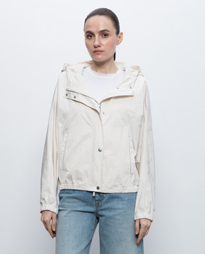 Peserico Ivory windbreaker with monil chain S2513706953