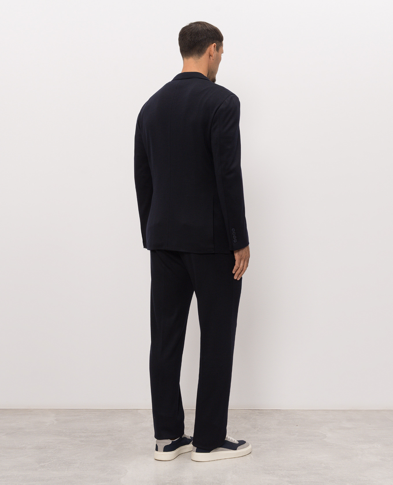 Blue wool suit Stefano Ricci 4
