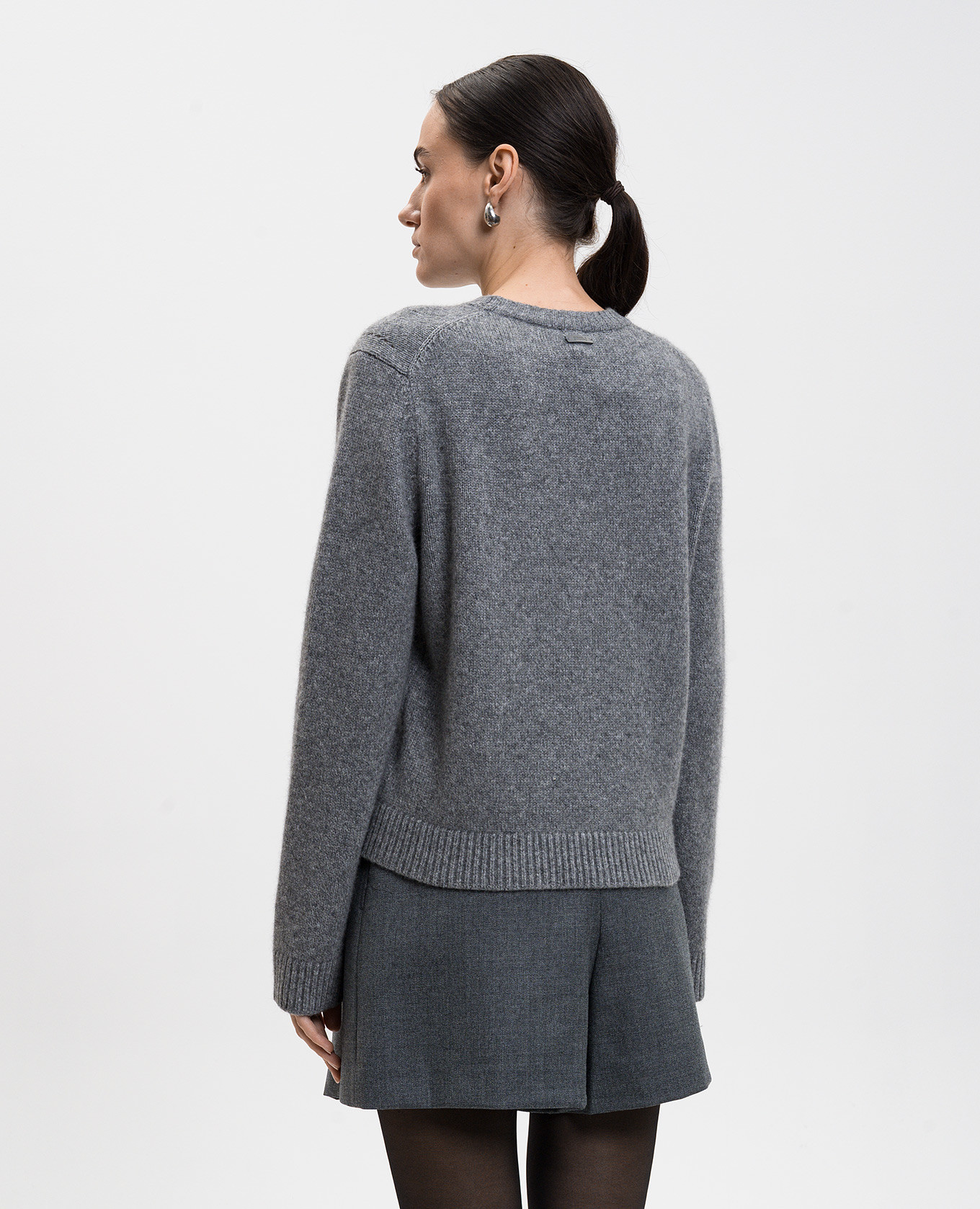 

Gray sweater with wool Juun.j, Grey