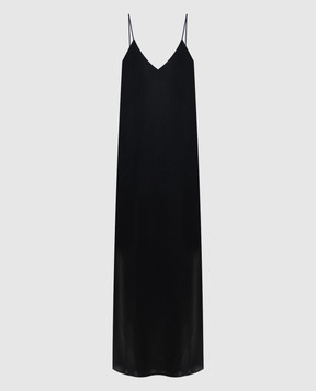 LISA YANG Black silk midi dress 2026302