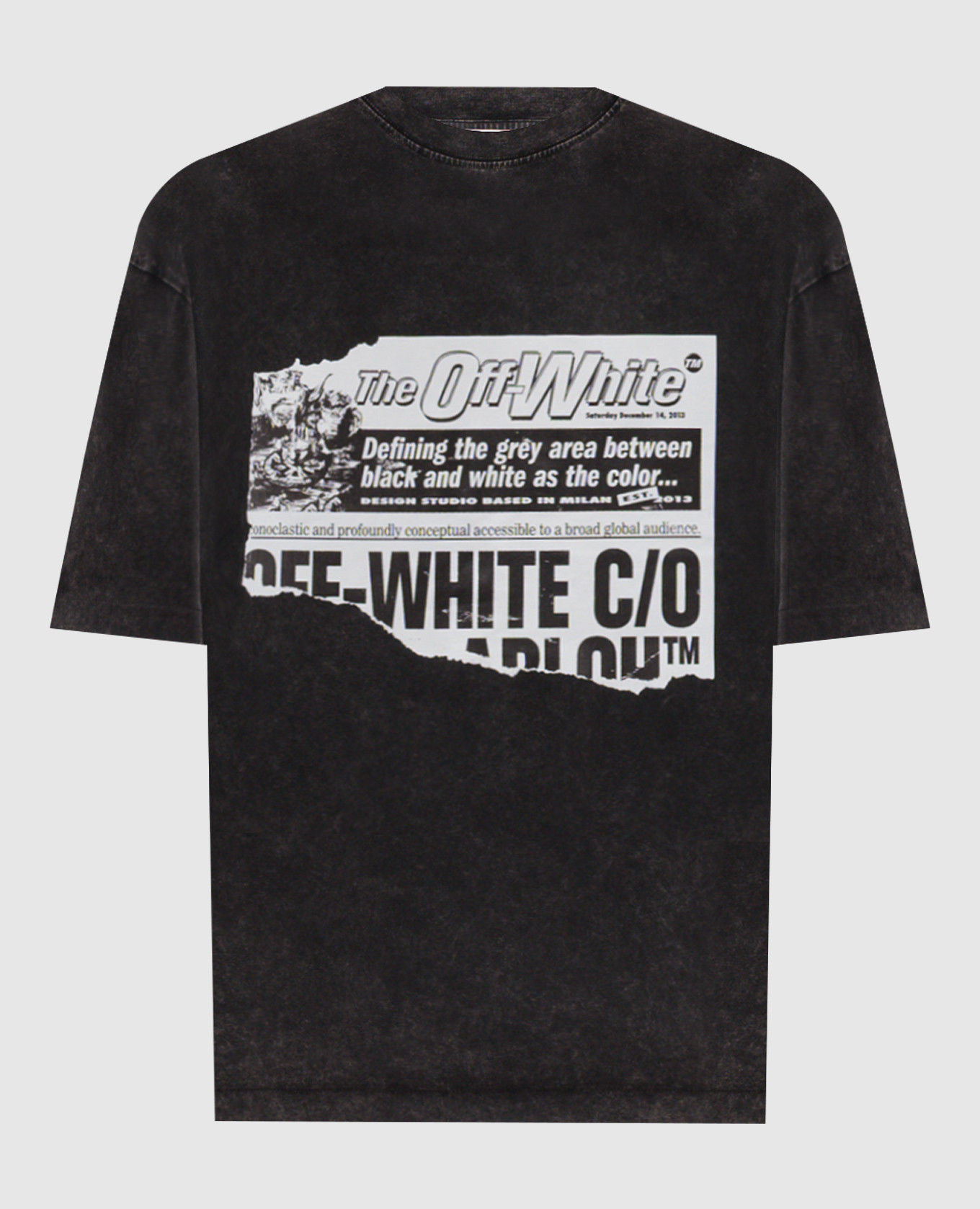 

Gray T-shirt News Off-White, Grey