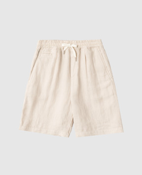 Brunello Cucinelli Children's beige linen shorts B243DP902B