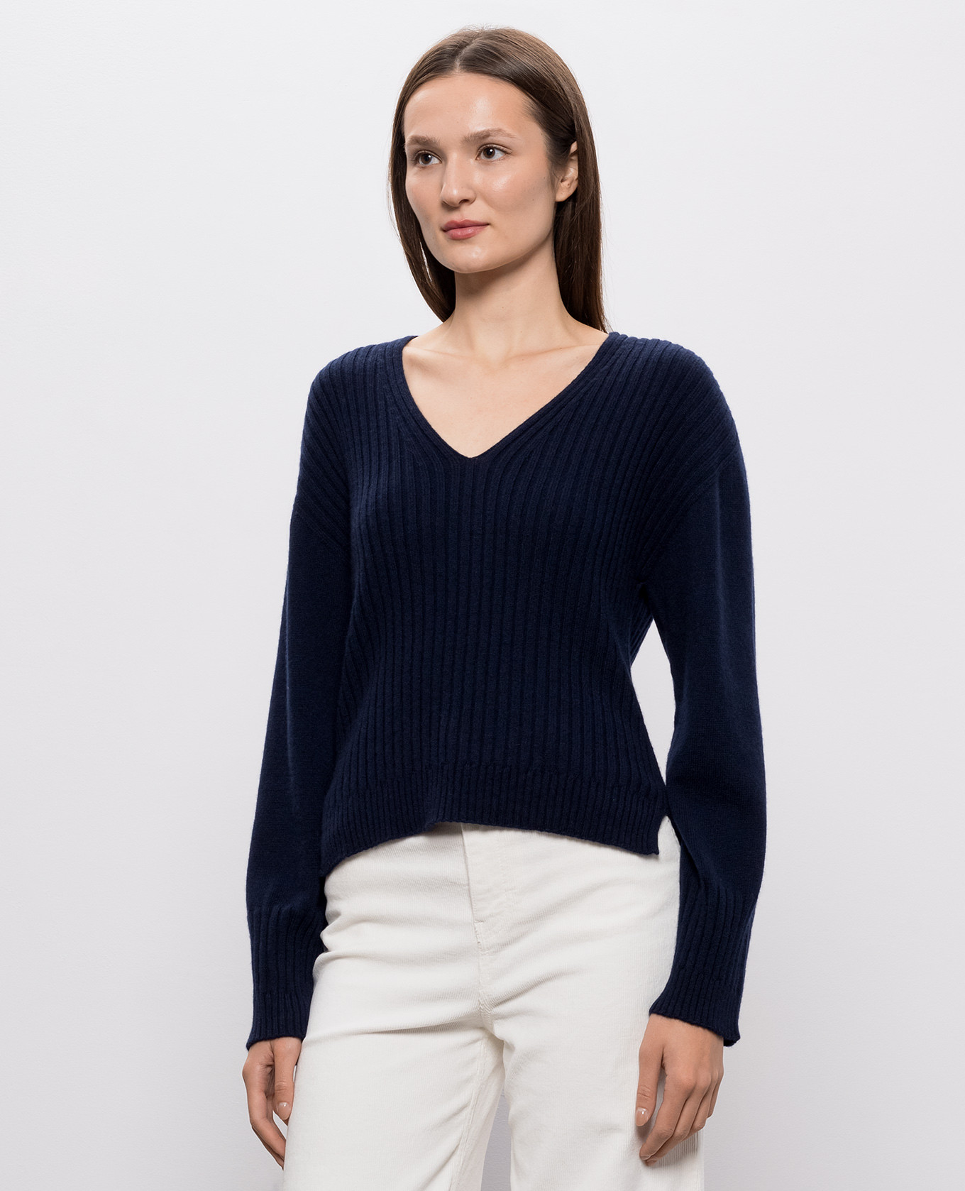 Blue cashmere pullover Twinset 3
