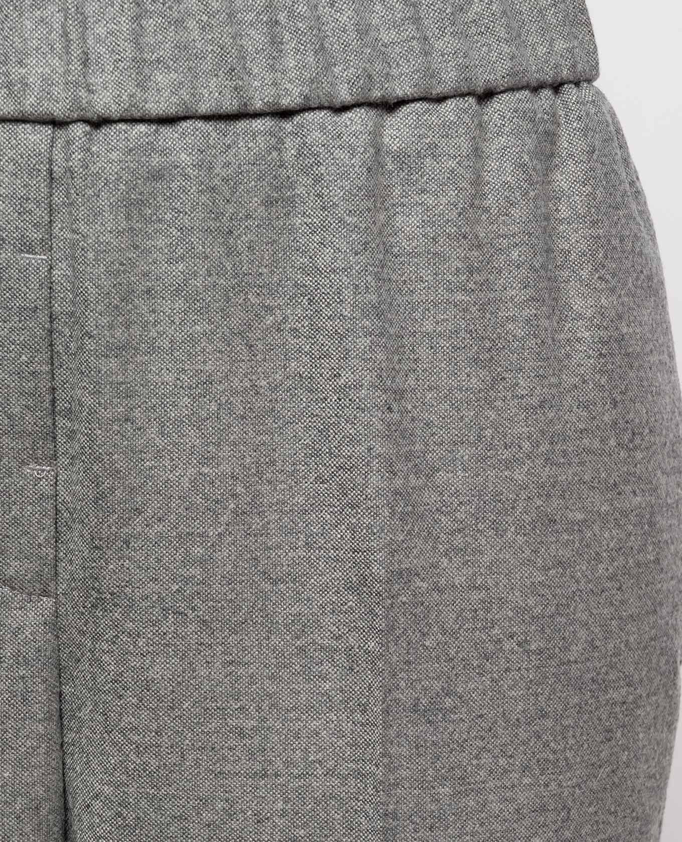 Gray wool pants Peserico 5
