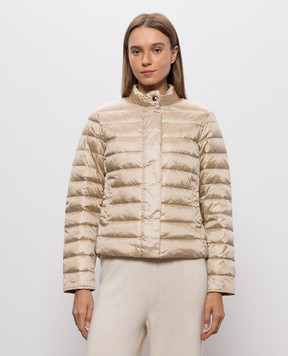 Woolrich Beige down jacket CFWWOU2195FRUT5453