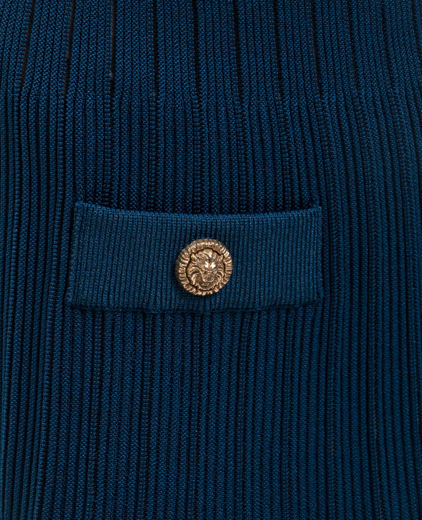 Blue skirt with woven stripe pattern Balmain 5