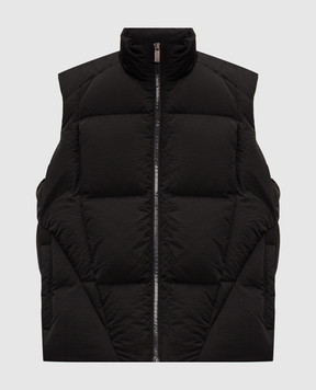 Off-White Black vest with logo embroidery 44MEX00IF26F001