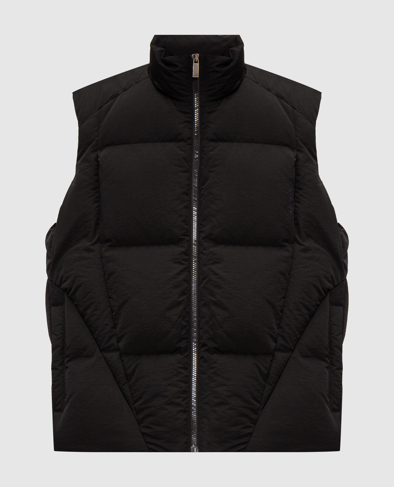Black vest with logo embroidery Off-White