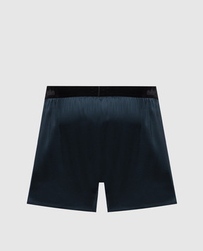 Tom Ford Blue silk boxer briefs T4LE41010