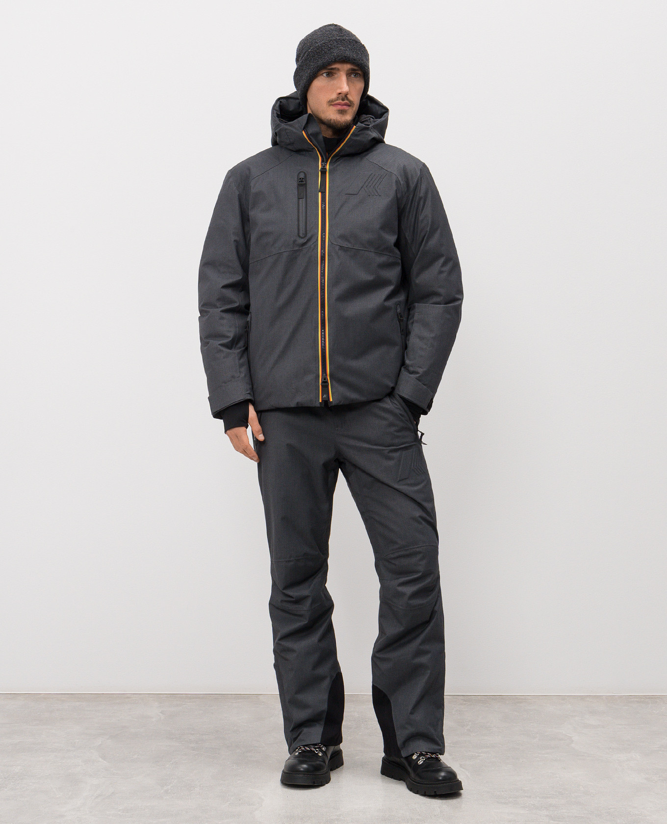 BARONNIES gray ski pants K-Way 2