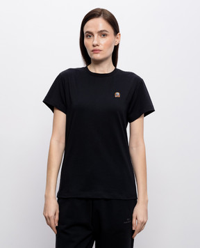 Parajumpers Sabella black T-shirt with logo patch 26SPWTSER33