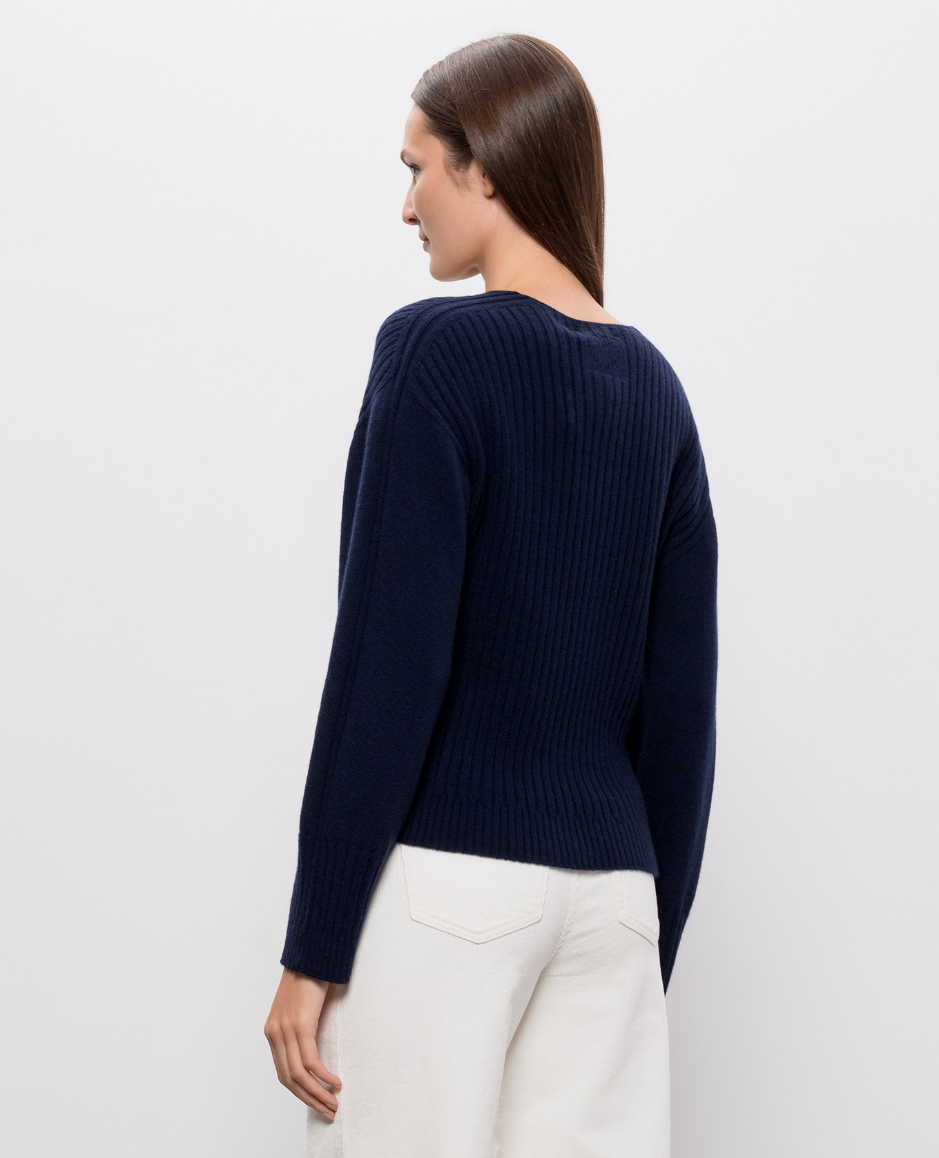Blue cashmere pullover Twinset 4