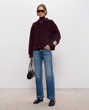Solotre Blue jeans with a worn effect M1AC0122