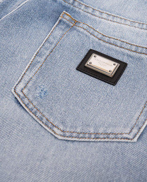 Dolce&Gabbana Children's blue jeans with holes L53P55LDD85812+
