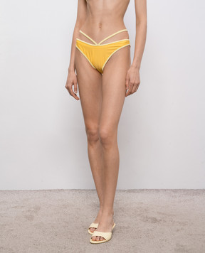 Simkhai Emmalynn Yellow Swimsuit Panties 3269008SWTT