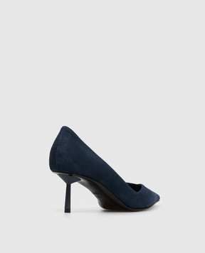 Le Silla VIVIENNE blue suede shoes 4216D060BXPPVEP