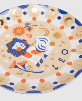 Bitossi Home Beige porcelain snack plate Leo AST00007