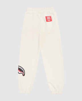 Sprayground Kids' green Shark joggers SPY1389ESAGE