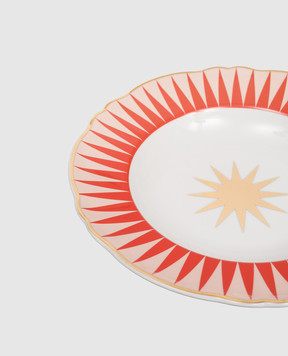 Bitossi Home White porcelain soup plate Flash ABR00041