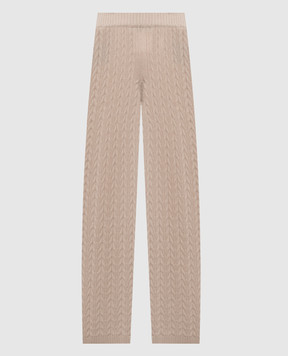 Agnona Beige cashmere sweatpants K7120106K080Q