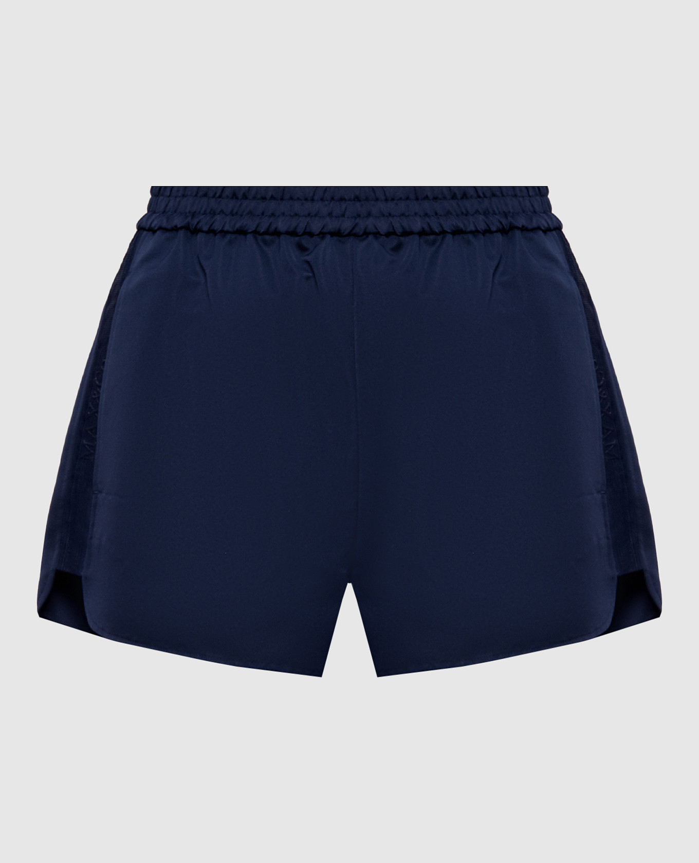 

CALATA blue shorts with textured logo Max & Co