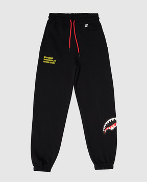 Sprayground Shark Kids Black Joggers SPY1389EBLK
