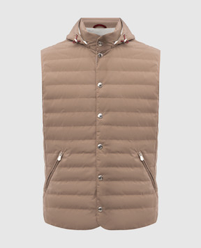Brunello Cucinelli Brown down vest MM4791696