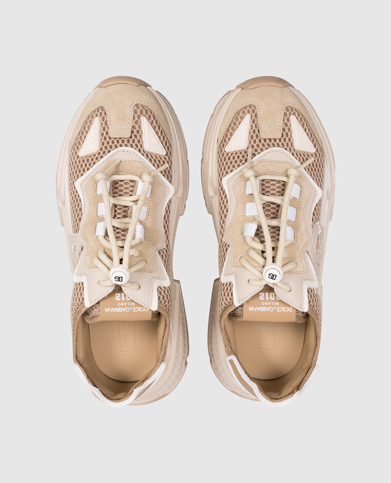 Children's brown combination sneakers Daymaster Dolce&Gabbana 4