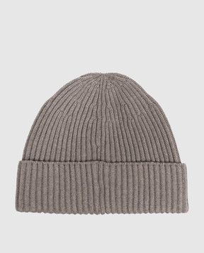 Brunello Cucinelli Khaki cashmere hat M2293900