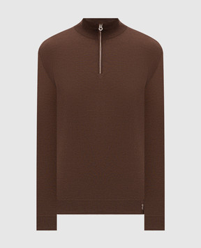 Stefano Ricci Brown wool, silk and cashmere jumper KE08004L01E26374