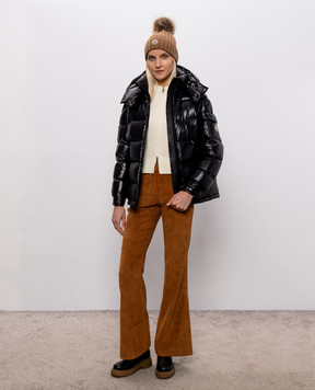 Moncler Brown corduroy flared pants L20932A000045964B
