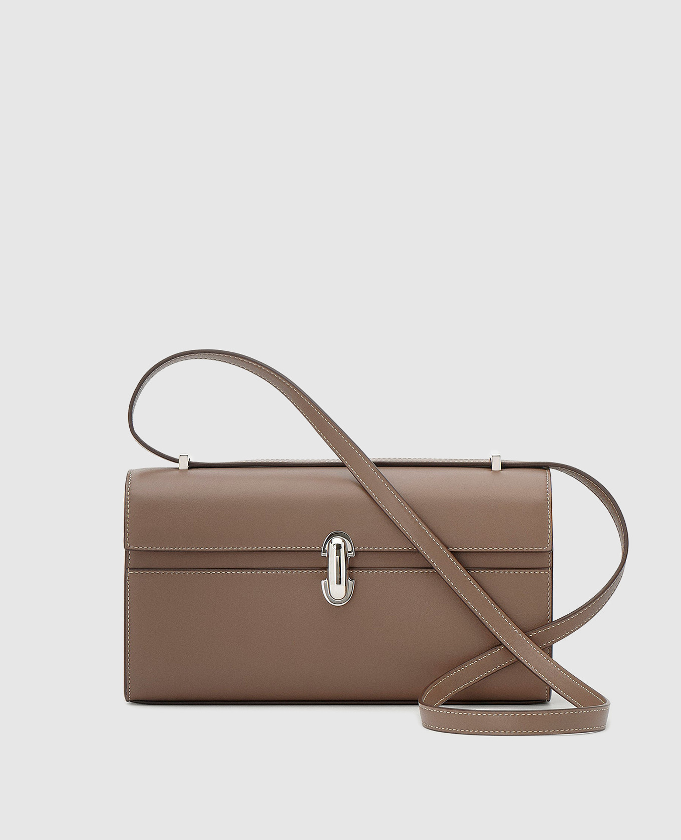 

Symmetry brown leather bag Savette