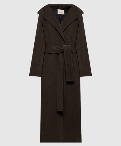 Romare khaki wool coat with a smell