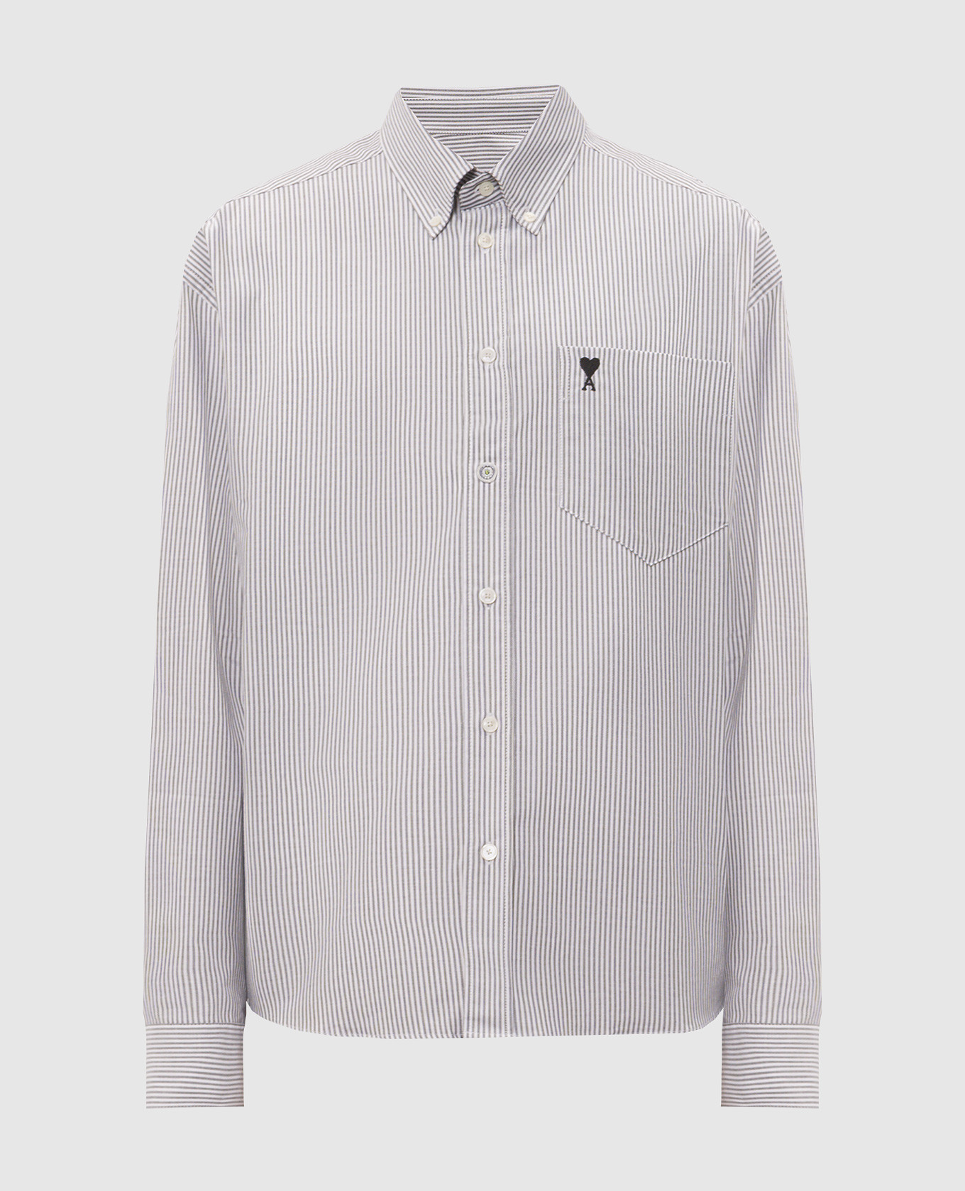 Gray striped shirt Ami Paris