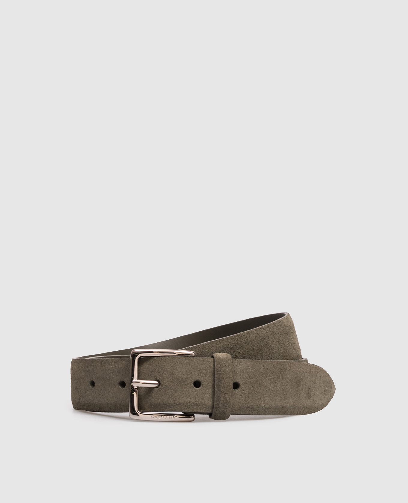 Amalfi khaki suede belt